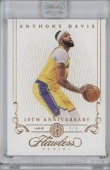 Anthony Davis [Bronze] #193 Basketball Cards 2021 Panini Flawless Prices