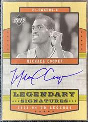 Michael Cooper Legendary Signatures #LS-MC Basketball Cards 2003 Upper Deck Legends Legendary Signatures Prices