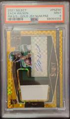 Zach Wilson #PS-ZWI Football Cards 2021 Panini Select Prime Selections Signatures Prices