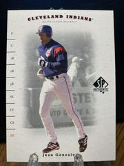 Juan Gonzalez #14 Baseball Cards 2001 SP Authentic Prices