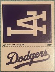 Dodgers Baseball Cards 1982 Fleer Team Logo Stickers Prices
