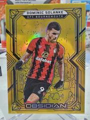 Dominic Solanke [Gold Flood] Soccer Cards 2022 Panini Obsidian Prices