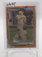 Jake Cronenworth [Orange] #45 Baseball Cards 2021 Bowman Prices