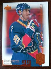 Gretzky Goes to St. Louis Hockey Cards 1999 Upper Deck Wayne Gretzky Living Legend Prices