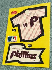 Phillies “Jersey, Pennant Sticker “ Baseball Cards 1985 Fleer Stickers Prices