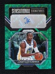Jonathan Kuminga [Choice Green] #SS-JK Basketball Cards 2022 Panini Prizm Sensational Signatures Prices
