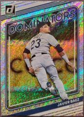 Javier Baez [Rapture] Baseball Cards 2022 Panini Donruss Dominators Prices