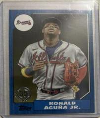 Ronald Acuna Jr. [Blue] #87TB-7 Baseball Cards 2022 Topps 1987 Series 2 Prices