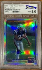 Richard Seymour [Rookie Refractor] #282 Football Cards 2001 Topps Chrome Prices