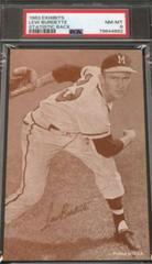 Lew Burdette Baseball Cards 1963 Exhibits Statistic Back Prices