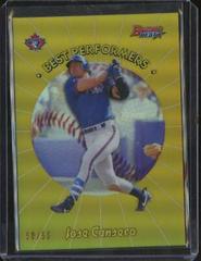 Jose Canseco [Gold] Baseball Cards 2018 Bowman's Best 1998 Performers Prices