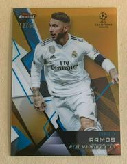 Sergio Ramos [Gold Refractor] Soccer Cards 2018 Finest UEFA Champions League Prices