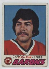 Bernie Wolfe [Photo of Al MacAdam] Hockey Cards 1977 Topps Prices