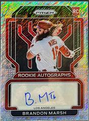 Brandon Marsh [Shimmer Prizm] #RA-BM Baseball Cards 2022 Panini Prizm Rookie Autographs Prices