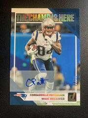 Cordarrelle Patterson Football Cards 2019 Donruss The Champ is Here Autographs Prices