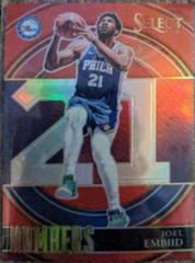 Joel Embiid [Red Prizm] #11 Basketball Cards 2021 Panini Select Numbers Prices
