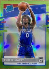 Tyrese Maxey [Green] Basketball Cards 2020 Panini Donruss Optic Prices