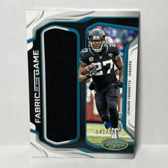 Leonard Fournette Football Cards 2019 Panini Certified Fabric of the Game Prices