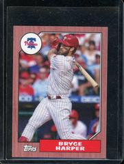 Bryce Harper [Red] #78B-5 Baseball Cards 2022 Topps Mini 1987 Prices