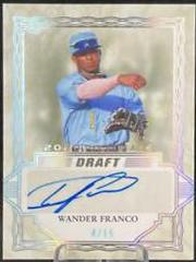Wander Franco [Silver Spectrum] #BA-WF1 Baseball Cards 2020 Leaf Ultimate Autographs Prices