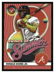 Ronald Acuna Jr. [Red] #SS-2 Baseball Cards 2023 Topps Pristine Swings of Summer Prices