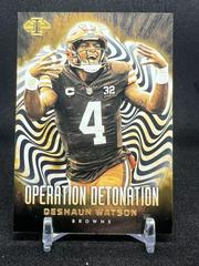 Deshaun Watson [Black] #3 Football Cards 2023 Panini Illusions Operation Detonation Prices
