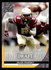 Jalen Ramsey [Gold] #35 Football Cards 2016 Leaf Draft Prices