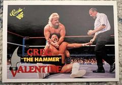 Greg 'The Hammer' Valentine Wrestling Cards 1990 Classic WWF Prices