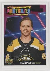David Pastrnak [Portraits] Hockey Cards 2020 Upper Deck UD Portraits Prices