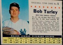 Bob Turley [Perforated] Baseball Cards 1961 Post Cereal Prices