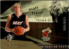Matt Freije #91 Basketball Cards 2004 Spx Prices
