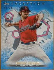 Shane Bieber [Blue] #14 Baseball Cards 2022 Topps Inception Prices