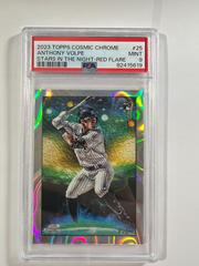 Anthony Volpe [Red Flare] #STN-25 Baseball Cards 2023 Topps Cosmic Chrome Stars in the Night Prices