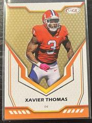 Xavier Thomas #38 Football Cards 2024 Sage Prices