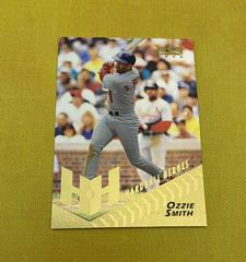 Ozzie Smith [Foil] #281 Baseball Cards 1996 Pinnacle Prices