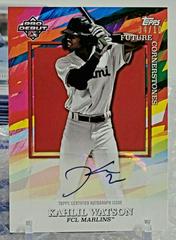 Kahlil Watson [Red] #FC-KW Baseball Cards 2022 Topps Pro Debut Future Cornerstones Autographs Prices