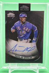 Adolis Garcia #CBA-AG Baseball Cards 2022 Topps Chrome Black Autographs Prices
