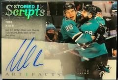 Timo Meier #SS-TM Hockey Cards 2023 Upper Deck Artifacts Storied Scripts Prices