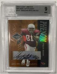 Anquan Boldin [Autograph Bronze Spotlight] Football Cards 2003 Leaf Limited Prices
