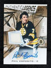 Phil Esposito [Gold Autograph Jersey] Hockey Cards 2021 SP Game Used Prices