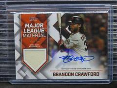 Brandon Crawford #MLMA-BC Baseball Cards 2022 Topps Major League Material Autographs Prices