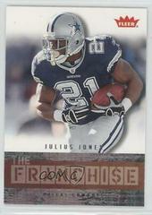 Julius Jones Football Cards 2006 Fleer the Franchise Prices