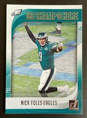 Nick Foles Football Cards 2018 Donruss Champ is Here Prices