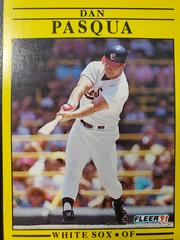Dan Pasqua #131 Baseball Cards 1991 Fleer Prices