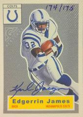 Edgerrin James [Heritage Proofs Artist Signed] #H9 Football Cards 2000 Topps Gallery Heritage Prices