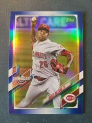 Raisel Iglesias [Blue Foil] #151 Baseball Cards 2021 Topps Opening Day Prices