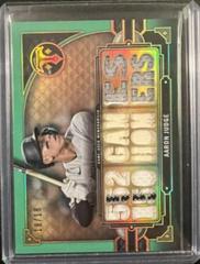 Aaron Judge [Emerald] #TTR-AJ Baseball Cards 2022 Topps Triple Threads Relics Prices