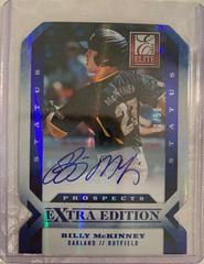 Billy McKinney [Aspirations Die Cut Signature] Baseball Cards 2013 Panini Elite Extra Edition Prices
