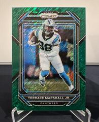 Terrace Marshall Jr. [Green Shimmer] #43 Football Cards 2022 Panini Prizm Prices