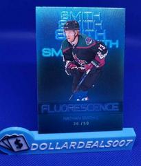 Nathan Smith [Blue] Hockey Cards 2022 Upper Deck Fluorescence Prices